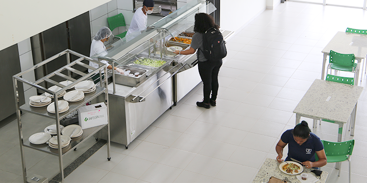 Reajuste no valor da alimentação no RU não altera preço para estudantes com subsídio
