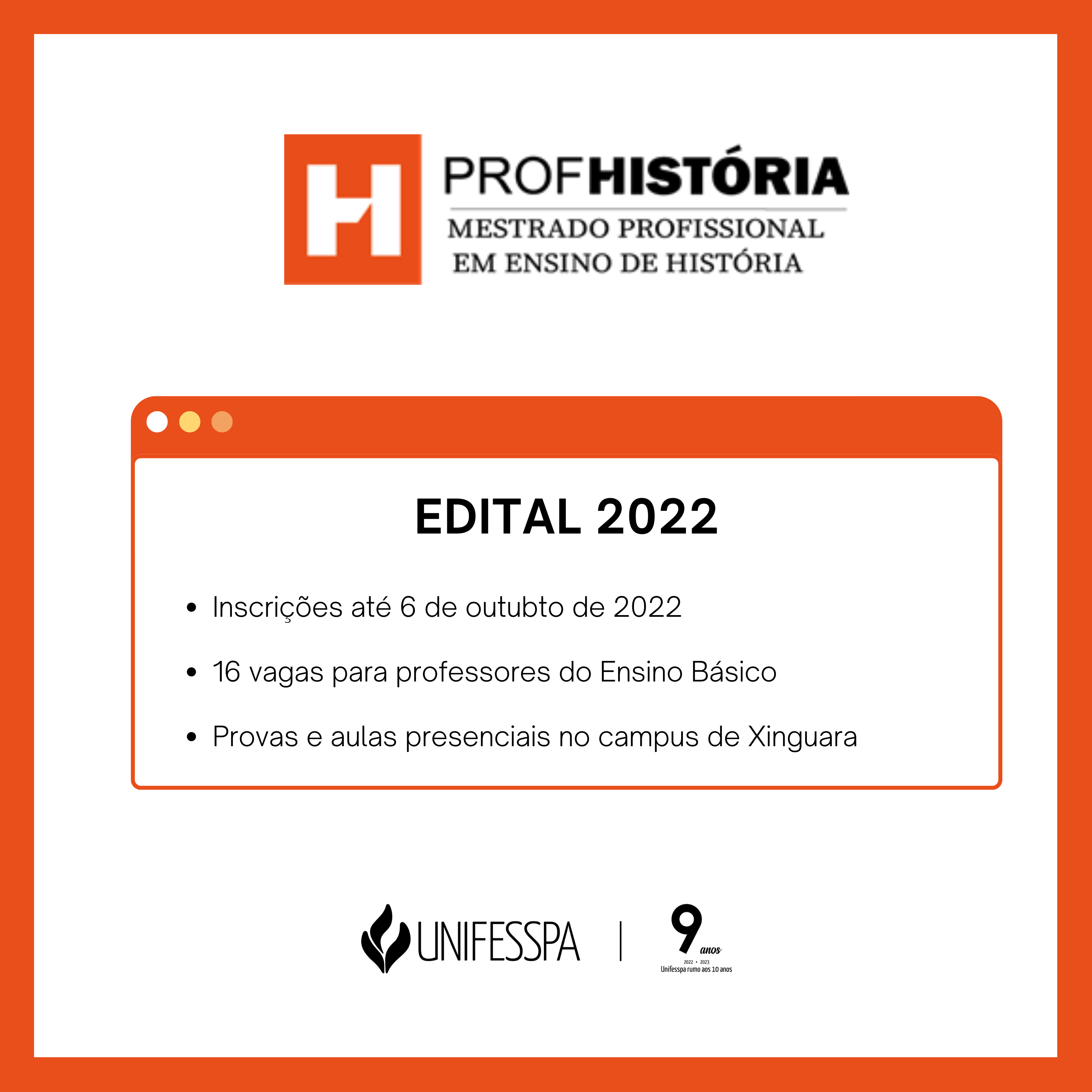 ProfHistória edital 2022 1